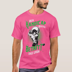 ハンディキャップ・マイスター・ゴルフゴルファー・ゴルフクラブゴルフギフト Tシャツ