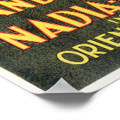 ハンディバンディ&ナディアナディルヴィンテージ魔法法 ポスター (角)