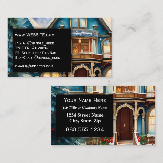 ハンディホーム修理サービスプロフェッショナルエグゼクティブ 名刺 (正面/裏面)