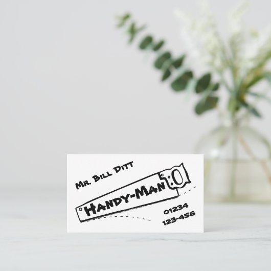 ハンディマンの名刺 名刺 (スタンド正面)