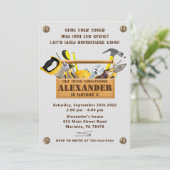 ハンディマンツールとガジェット誕生日パーティーInvitati 招待状 (スタンド正面)