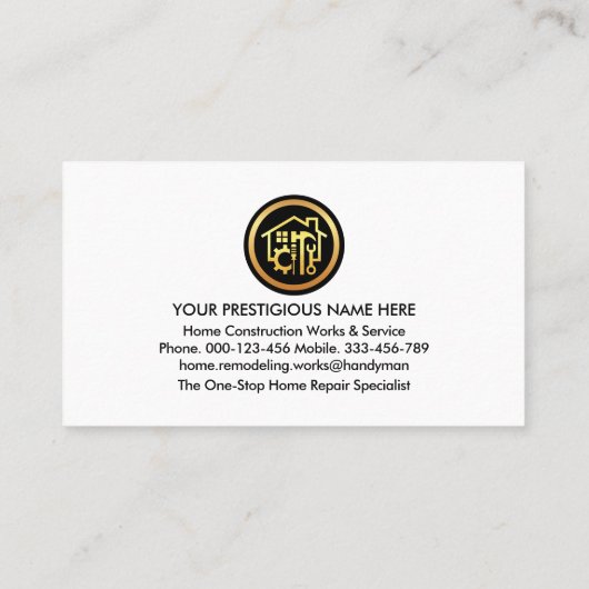 ハンディマンツー縁どルホームリペアマン 名刺 (裏面)