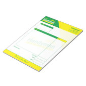 ハンディマンビジネス引用文パッド – ホームビジネス ノートパッド (アングル)