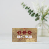 ハンディマンプロフェッショナルカーペンターハウス修理 名刺 (スタンド正面)
