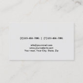 ハンディマンプロフェッショナルハウスリペアブルーメタル 名刺 (裏面)