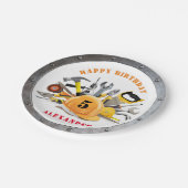 ハンディマンボーイツールバースデーパーティー紙プレート ペーパープレート (アングル)