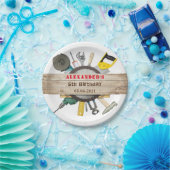 ハンディマンボーイツールバースデーパーティー紙プレート ペーパープレート (パーティー)