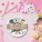 ハンディマンボーイツールバースデーパーティー紙プレート ペーパープレート (パーティー)