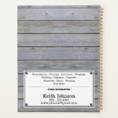 ハンディマン建築ビジ素朴ネスグレーウッド プランナー手帳 (裏面)