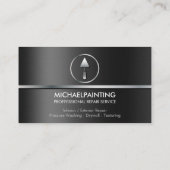 ハンディマン建築メタルリペアマングレー 名刺 (裏面)