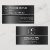 ハンディマン建築メタルリペアマングレー 名刺 (正面/裏面)