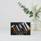 ハンディマン建築リモデリング 名刺 (スタンド正面)