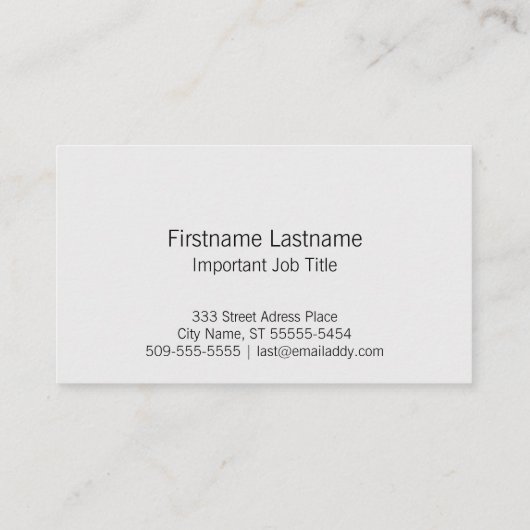 ハンディマン[白の凸版印刷スタイル] 名刺 (裏面)