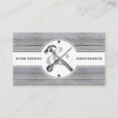 ハンディ素朴マングレーウッドヴィンテージ建築 名刺 (正面)