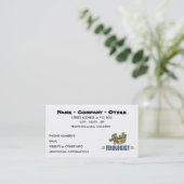 ハンデユーモアのあるィマン 名刺 (スタンド正面)