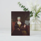 ハンデルの歌手、フォスティーナ・ボルドーニのポートレート ポストカード (スタンド正面)