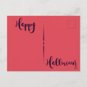 ハントおもしろいIt Cougar Halloween Skeleton シーズンポストカード (裏面)