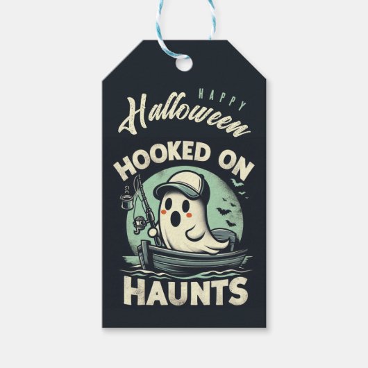 ハントパーソナライズされたギフトラベルに引っ掛かる ギフトタグ (正面)