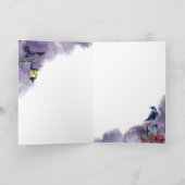 ハントリービューティフルパープルレイヴンハローウィンパーティ 招待状 (内部)