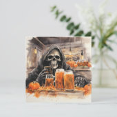 👻🍻「ハント&ホップBash」🍻👻ハロウィーン 招待状 (スタンド正面)