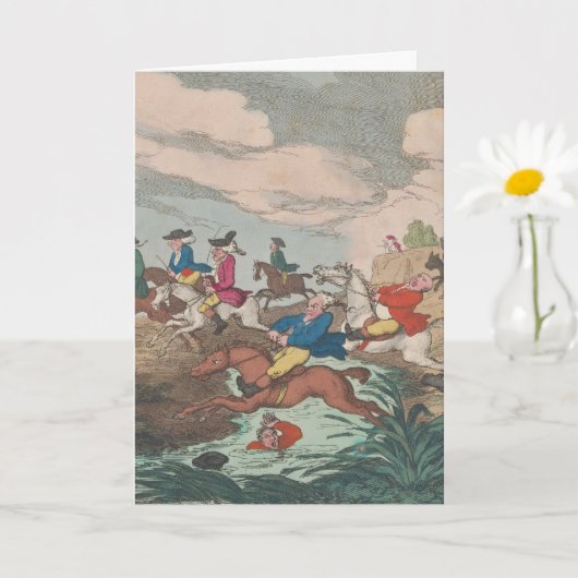 ハント - 折り畳まれたグリーティングカード カード (小さな植物)