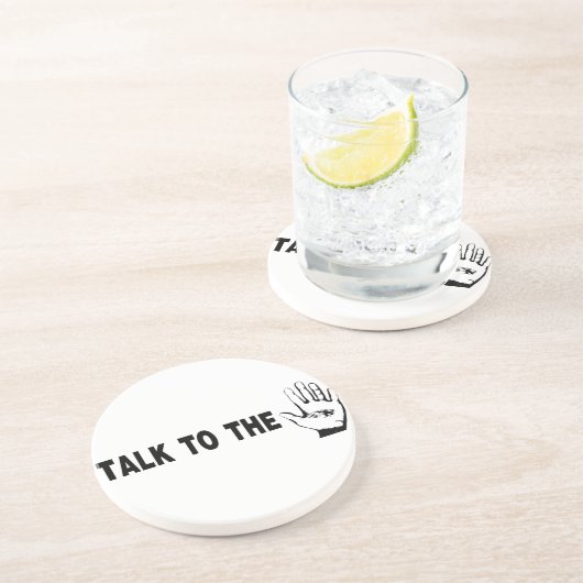 ハンドに話しかけて コースター (側面)