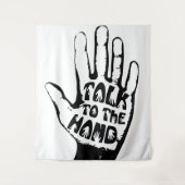 ハンドに話しかけて  タペストリー (正面)