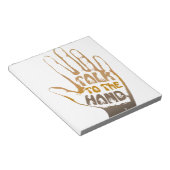 ハンドに話しかけて ノートパッド (アングル)