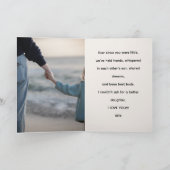 ハンドアンドハンドドーター誕生日カード カード (内部)