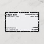 ハンドイマン名刺 名刺 (裏面)