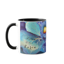 ハンドウォー絵を描タカラーフローラアクア&ブルースビーブ