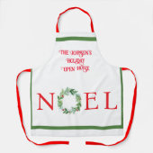 ハンドウー絵を描ターリースのパーソナライズ エプロン (正面)