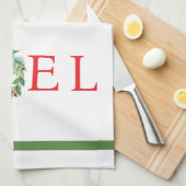 ハンドウー絵を描ターリースのパーソナライズ キッチンタオル (四つ折り)