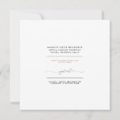 ハンドエ絵を描ロピーニーブライダルシャワースクエア 招待状 (裏面)