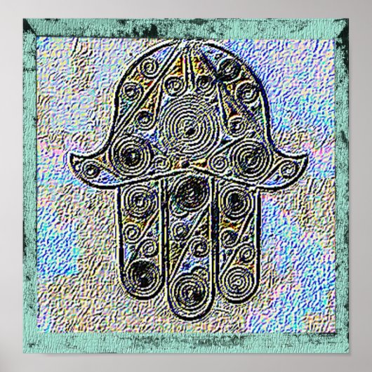 ハンドオブファティマプリント ポスター (正面)