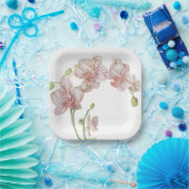 ハンドオーキ図解入りの、写真付きのッド ペーパープレート (パーティー)