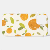 ハンドオ絵を描レンジフルーツシームレスパターンデザイン Case-Mate iPhoneケース (裏面 (横))