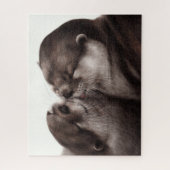 ハンドオ絵を描ータ – テンダーモーメント野生動物アート ジグソーパズル (縦)