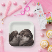 ハンドオ絵を描ータ – テンダーモーメント野生動物アート ペーパープレート (パーティー)