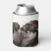 ハンドオ絵を描ータ – テンダーモーメント野生動物アート 缶クーラー (缶正面)