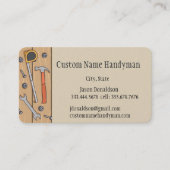 ハンドカスタムマン・ビジネス・カード 名刺 (正面)