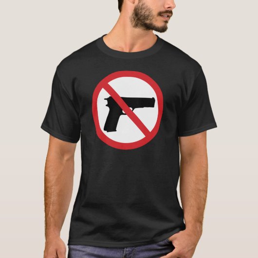 ハンドガンなし Tシャツ (正面)