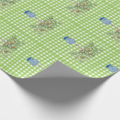 ハンドギンガ色彩の鮮やかムオレンジツリーラッピング紙 ラッピングペーパー (角)