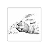 ハンドクイル書ズ |所有権インクスタンプ ラバースタンプ (インプリント)