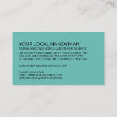 ハンドクラシックマン・リペアマン 名刺 (裏面)