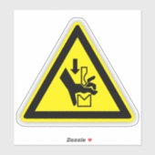 ハンドクラッシュ可動部品ラベル シール (シート)