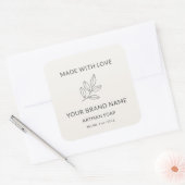 ハンドクラフト アーティザン ミニマル ボタニカル ラベル (封筒)