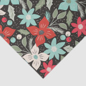 ハンドクリ絵を描ススマスポインセチア赤白アクア 薄葉紙 (詳細)