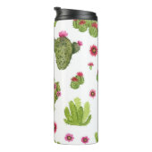 ハンドグ色彩の鮮やかロリーサボテンのパターン タンブラー (回転右)