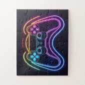 ハンドコントローラーのレーザーカラーライト効果 ジグソーパズル (縦)